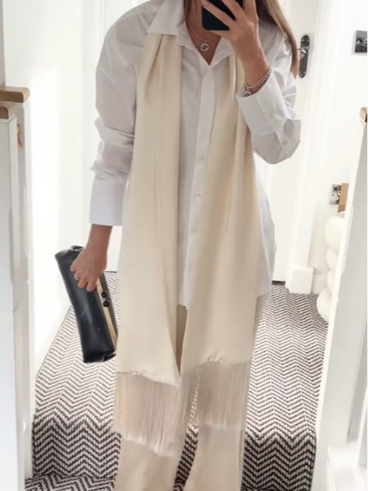 Street Fashion News - Solid Women Scarf 2026 New Satin