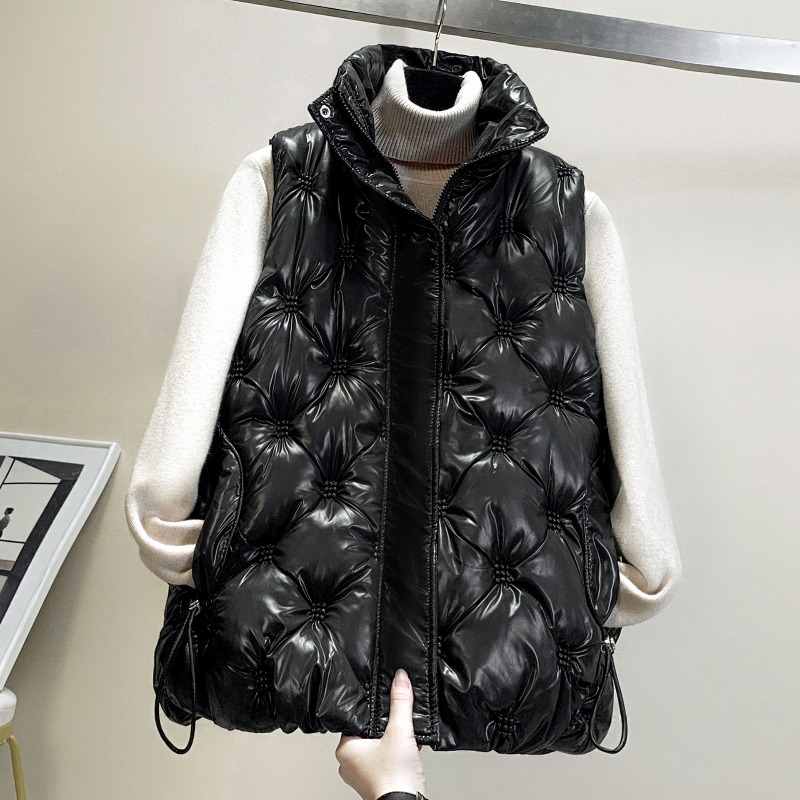 Autumn Winter Parkas Thicken W - Puffer Vest Padded recension och pris