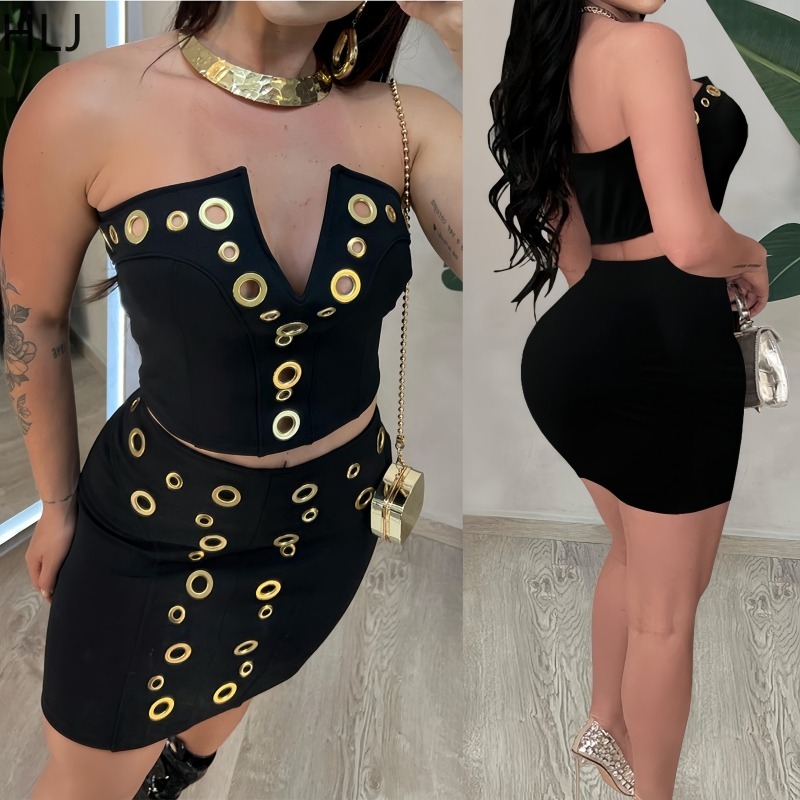 HLJ Sexy Hollow Out 2 Pieces S - Street Fashion News recension och pris