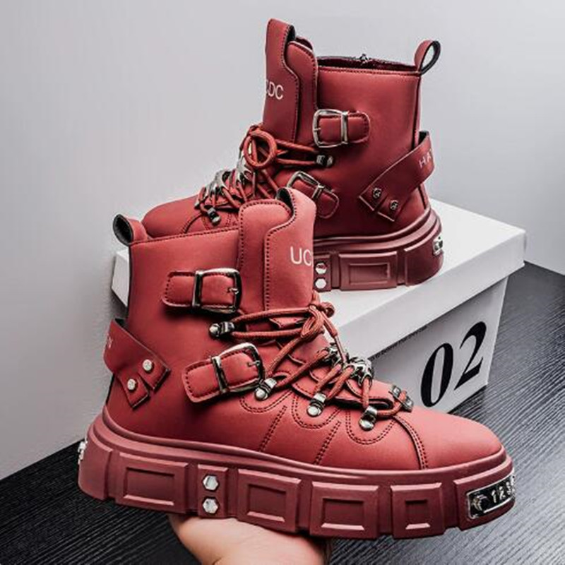 Luxury Rivet Black High top Sn - Street Fashion Designer recension och pris