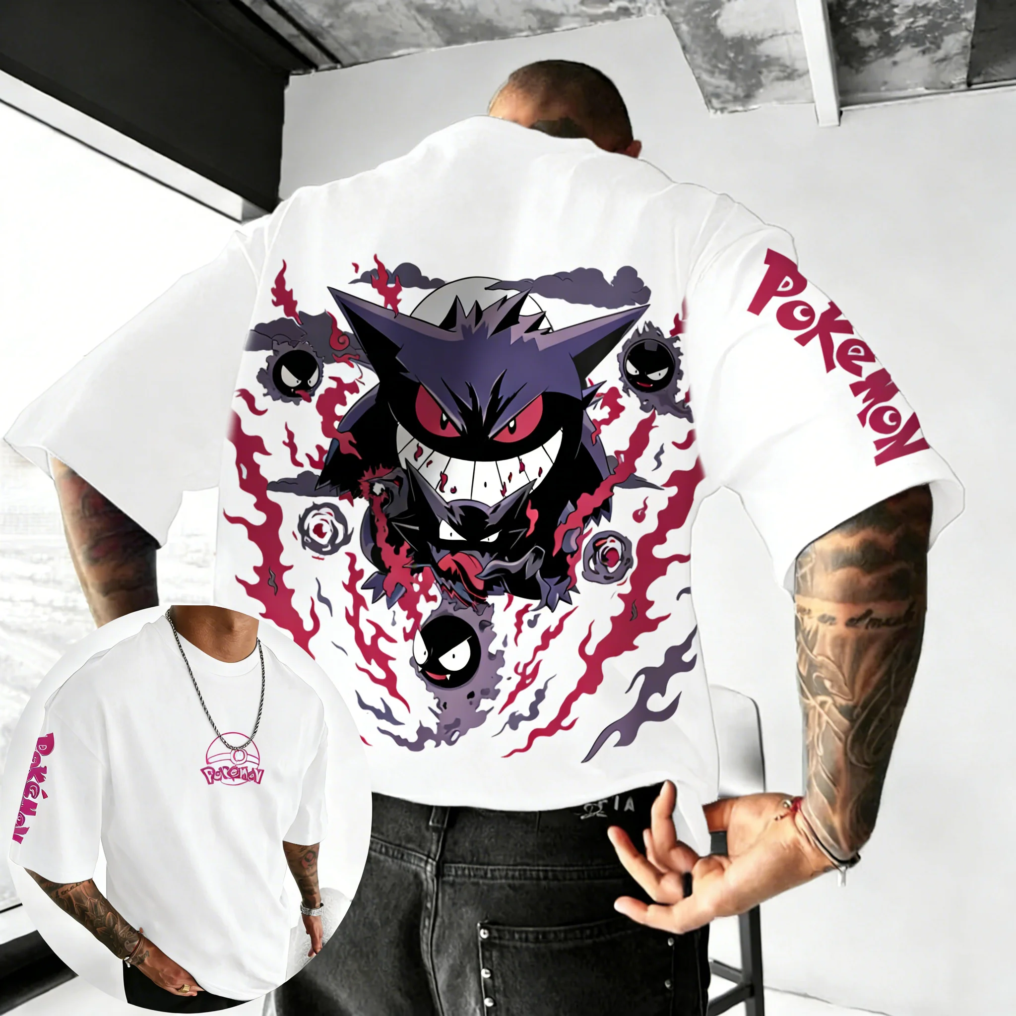Pokemon  Anime Gengar Co Brand - Street Fashion Japan Brand recension och pris