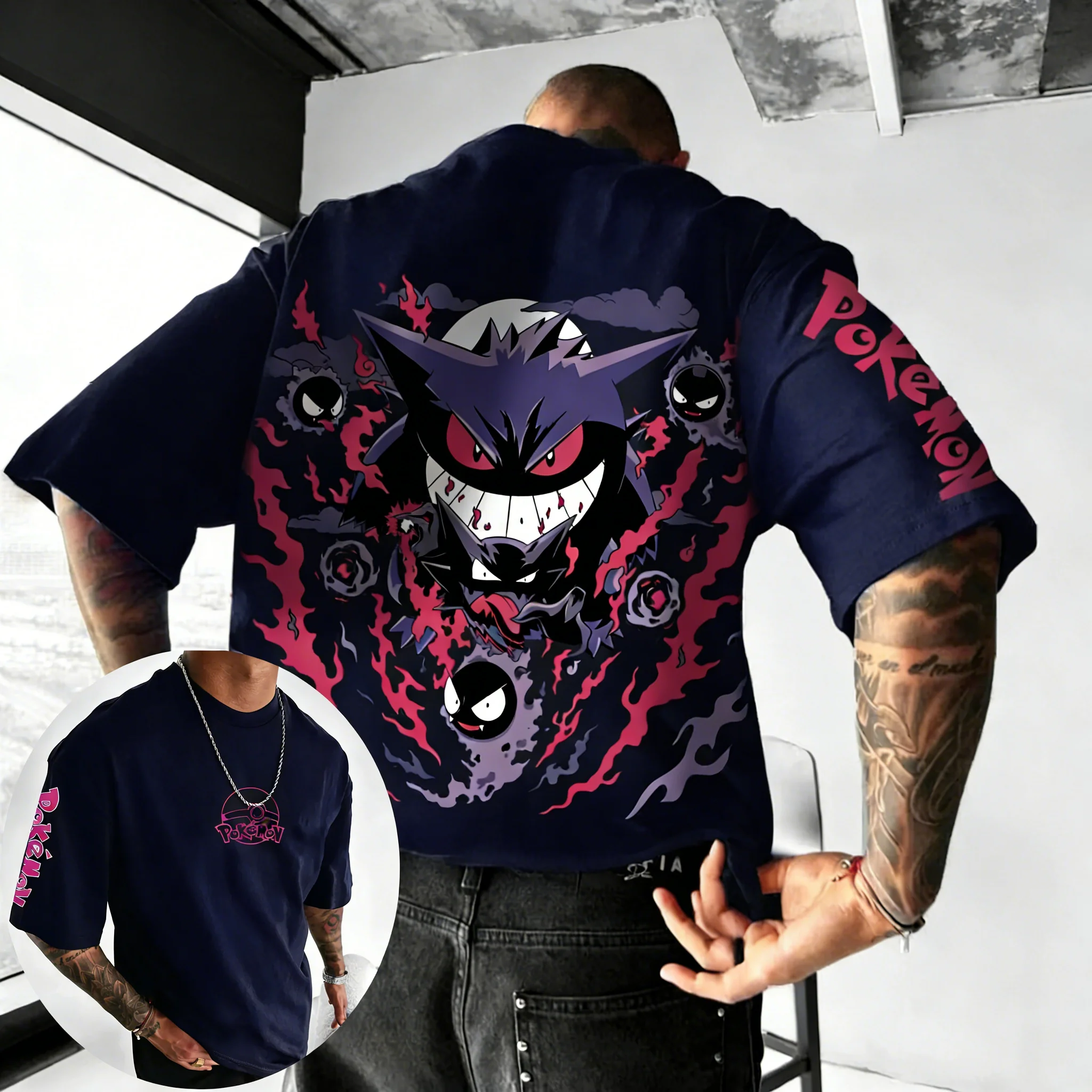 Pokemon  Anime Gengar Co Brand - Street Fashion Japan Brand recension och pris
