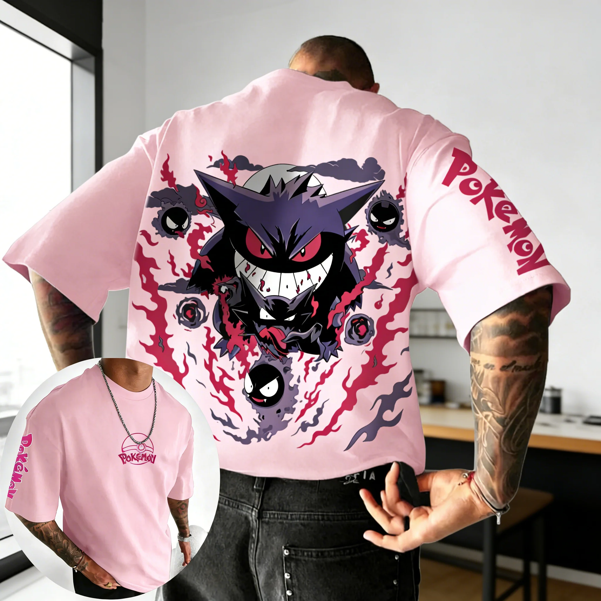 Pokemon  Anime Gengar Co Brand - Street Fashion Japan Brand recension och pris