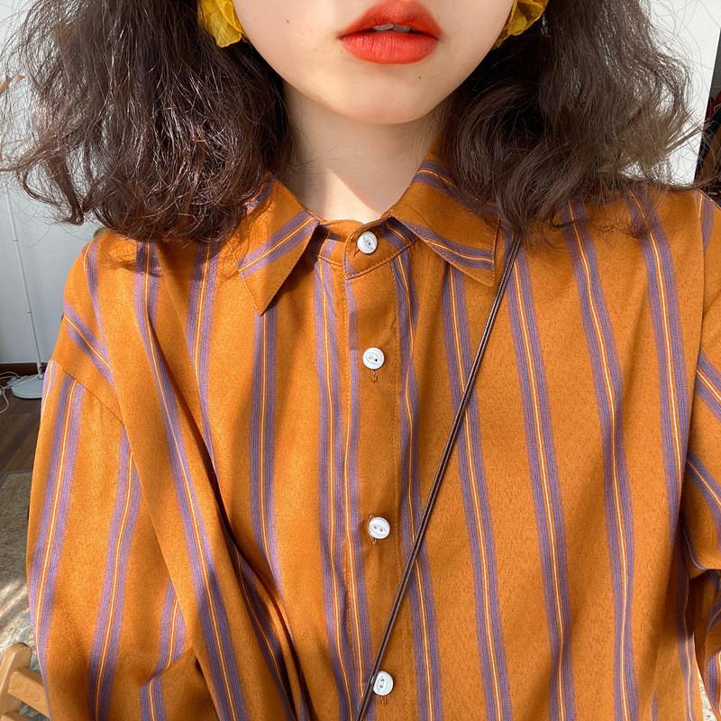 Spring New Striped Loose Casua - Street Fashion Youth recension och pris