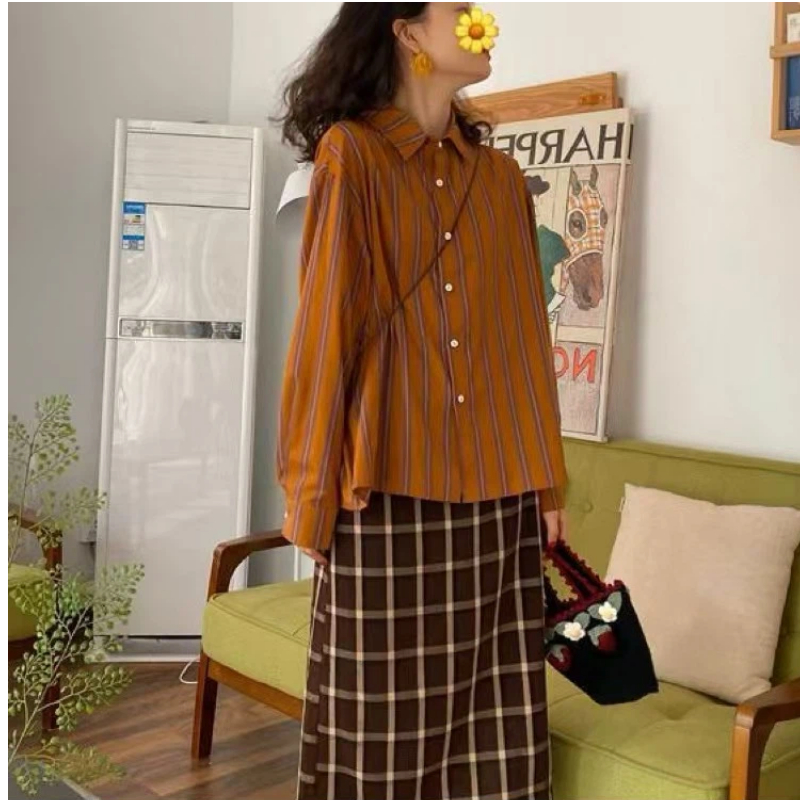 Spring New Striped Loose Casua - Street Fashion Youth recension och pris