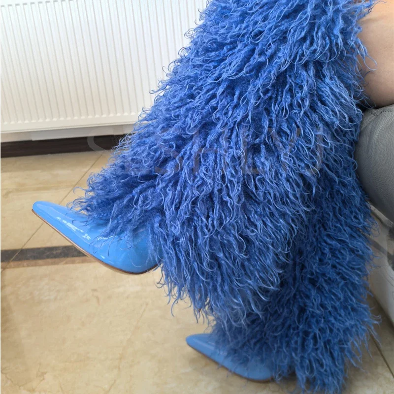 2024 Imitation Wool Knee High  - Street Fashion Magazines recension och pris