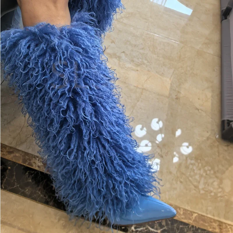 2024 Imitation Wool Knee High  - Street Fashion Magazines recension och pris