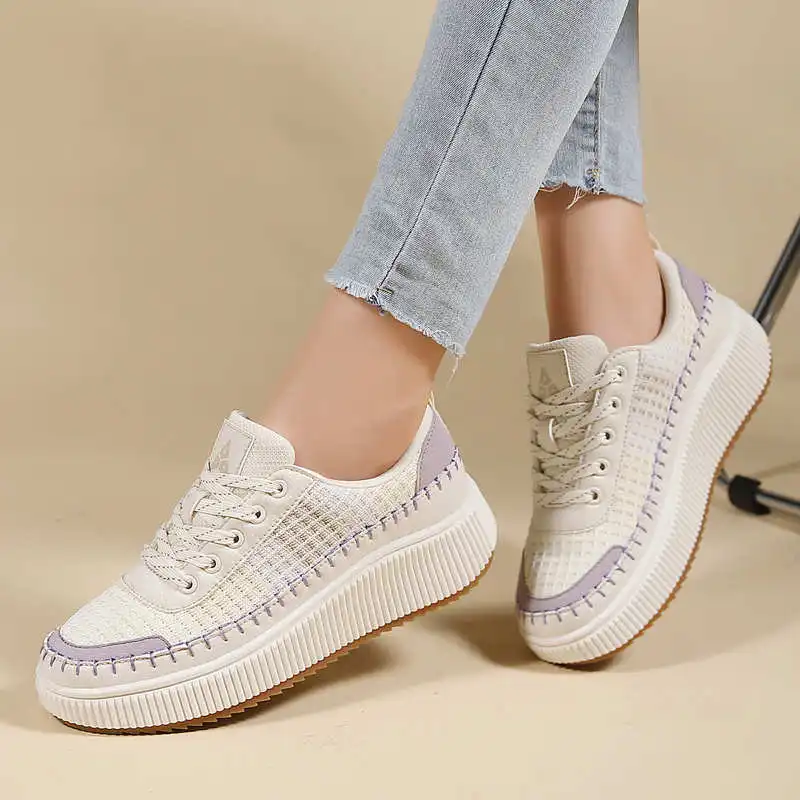 Brown Shoes Woman Flats Autumn - Guangzhou Street Fashion recension och pris