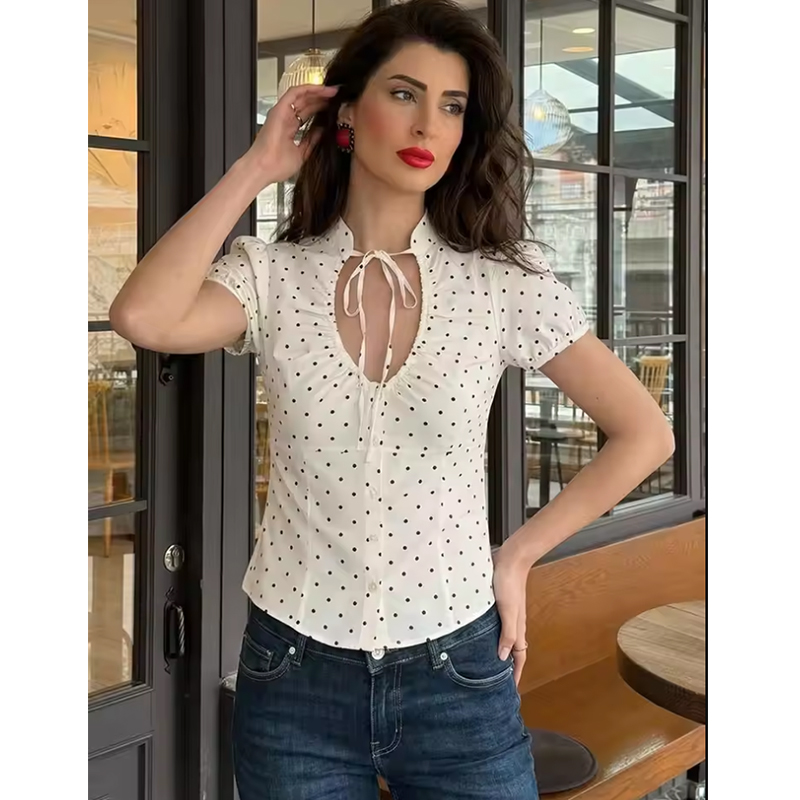Women's Shirts Blouses Summer  - Street Fashion Youth recension och pris