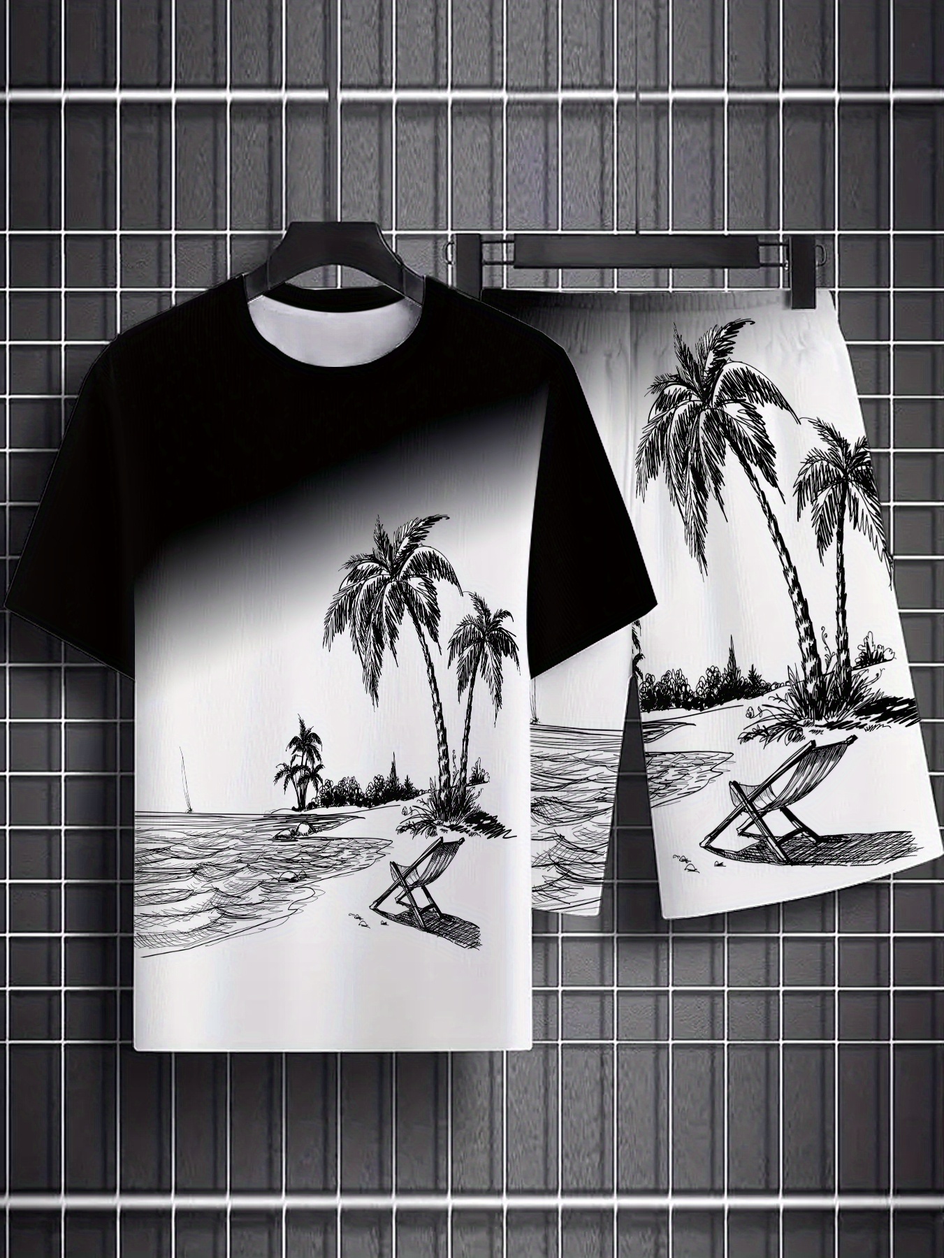 2026 Summer New Men's Short-Sl - Street Fashion Designer recension och pris