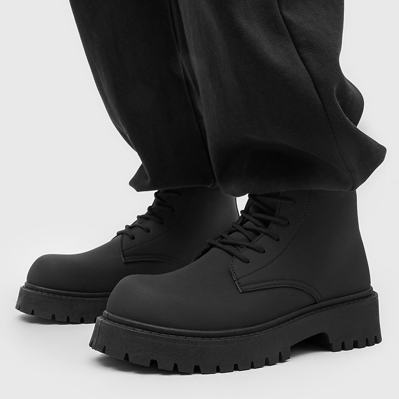 100%Genuine Leather Mens Boots - Street Fashion Designer recension och pris