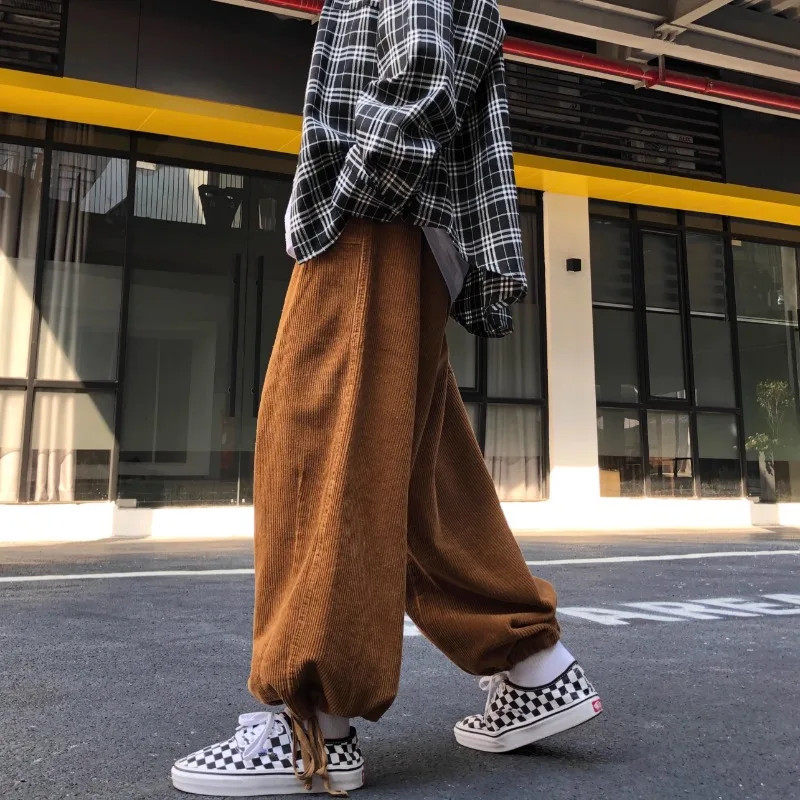 Japanese Streetwear Corduroy W - Cargo Pant Wide recension och pris