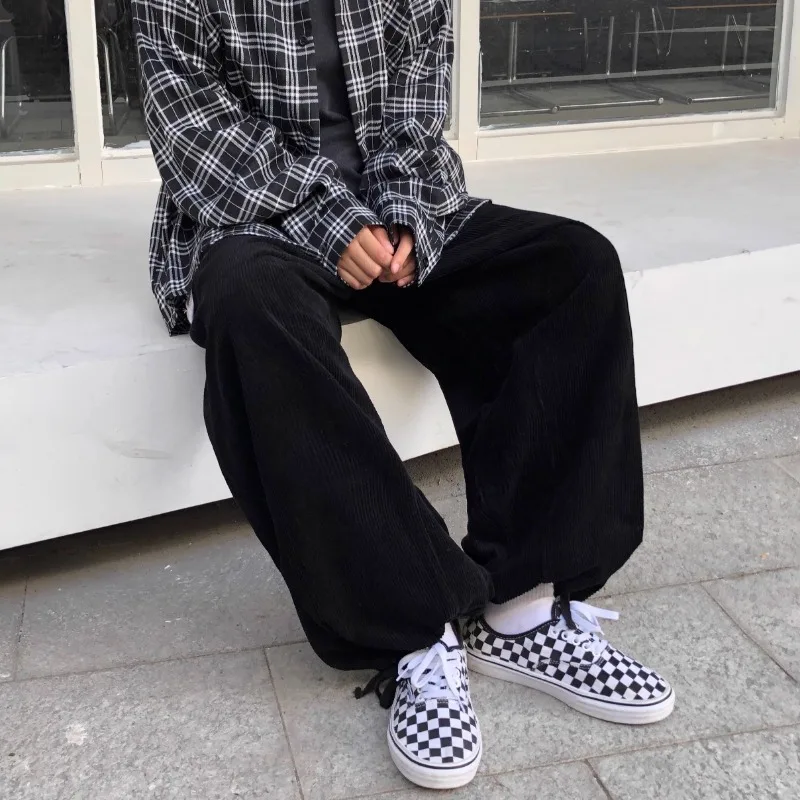 Japanese Streetwear Corduroy W - Cargo Pant Wide recension och pris