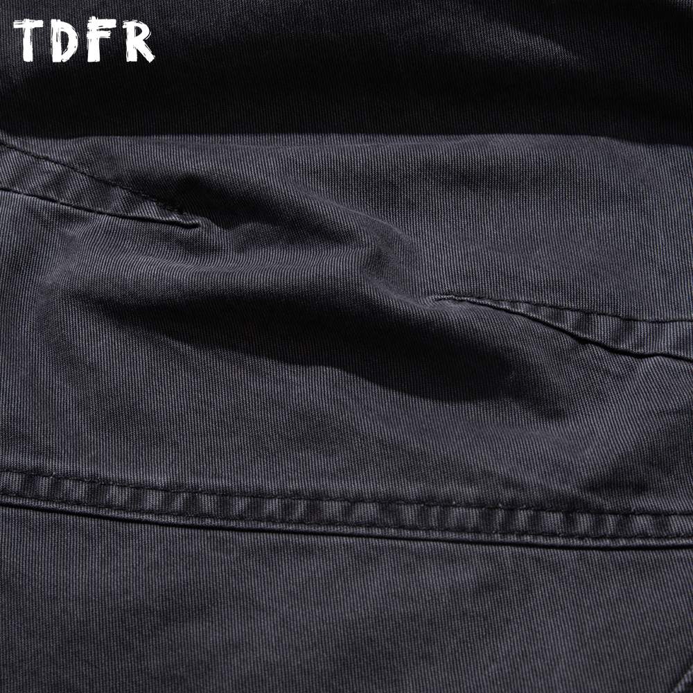 Washed Distressed Pleated Carg - Cargo Pant Wide recension och pris