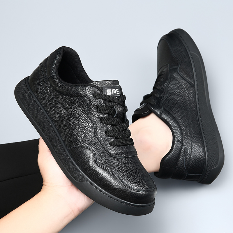 Genuine leather board shoes Co - Street Fashion Youth recension och pris
