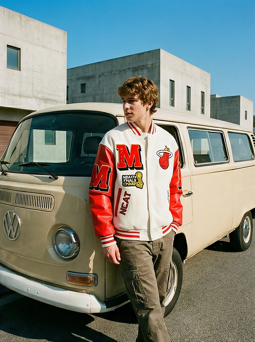 American Retro Baseball Jacket - Street Fashion Youth recension och pris