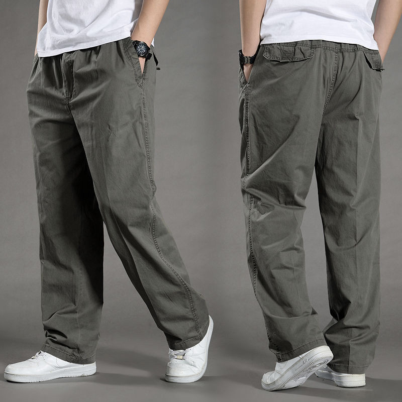 Mens Casual Cargo Pants Loose  - Cargo Pant Wide recension och pris