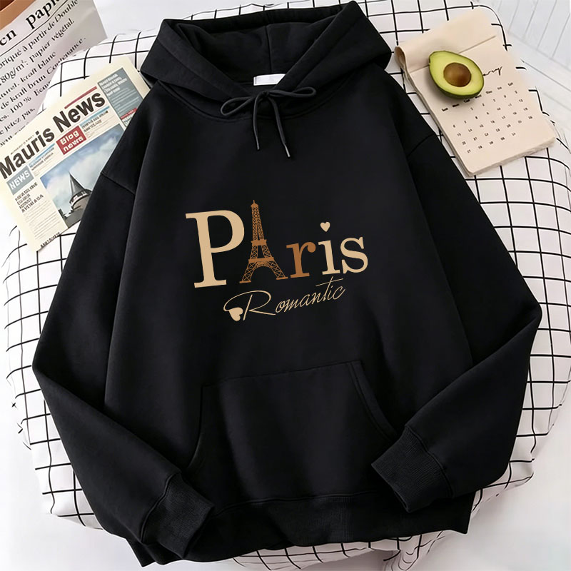 Fashion Paris Letter Print Hoo - Street Fashion Paris recension och pris