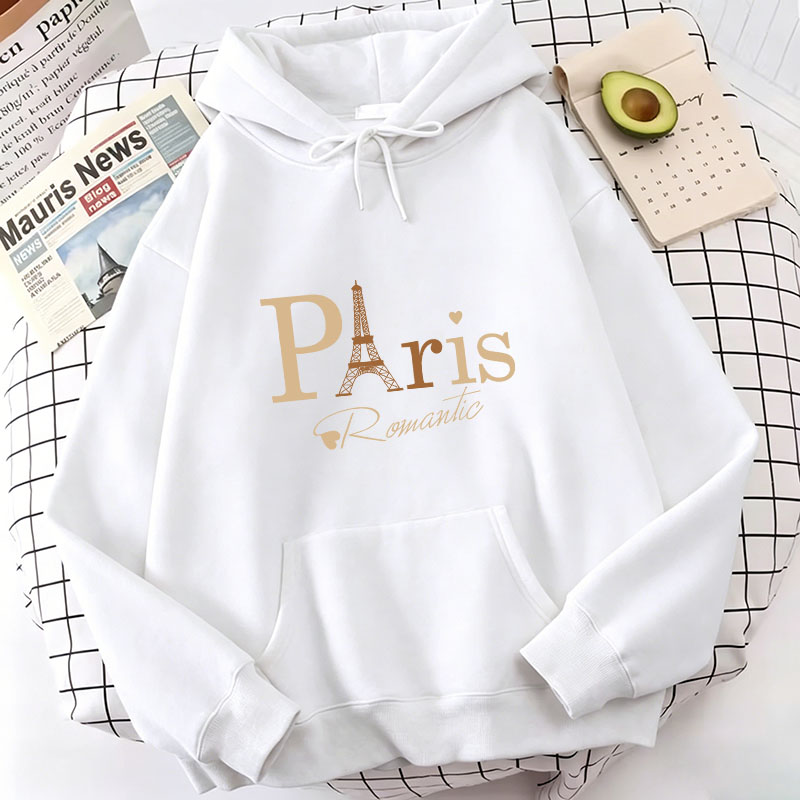 Fashion Paris Letter Print Hoo - Street Fashion Paris recension och pris
