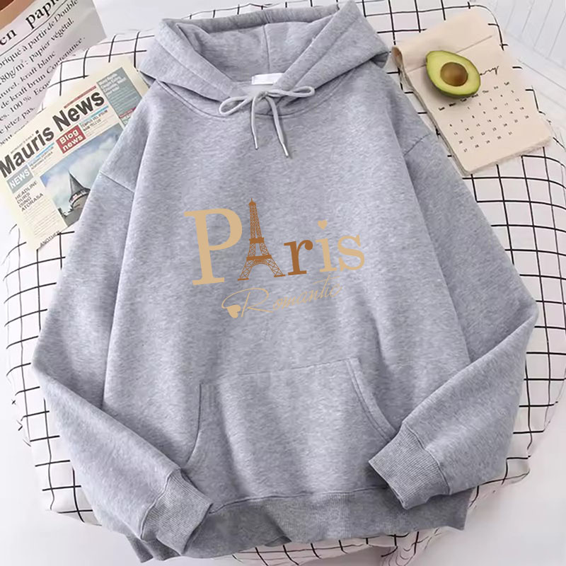 Fashion Paris Letter Print Hoo - Street Fashion Paris recension och pris
