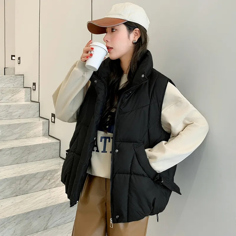 2024 New Korean Women Winter P - Puffer Vest Padded recension och pris