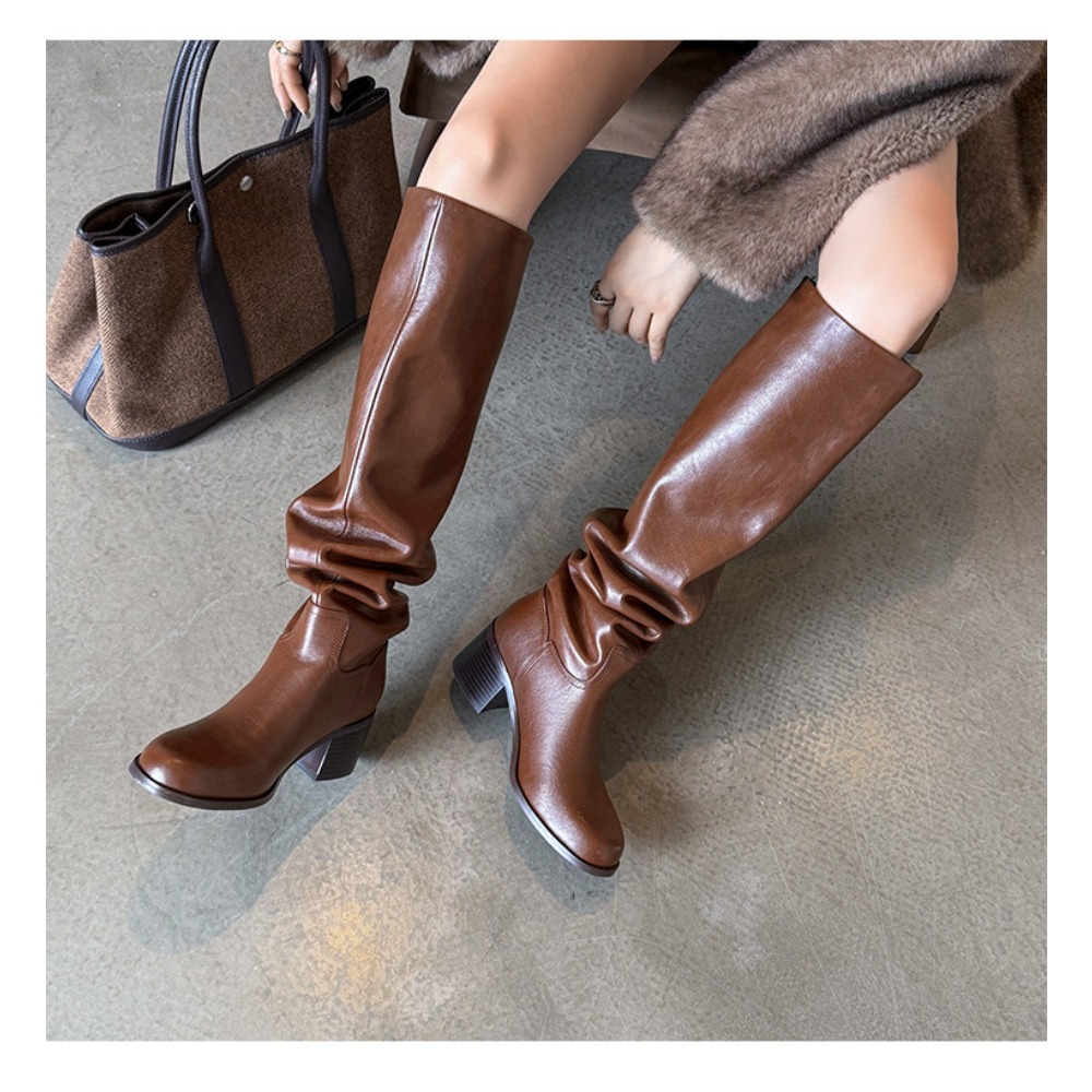 Knee High Heels Women Boots Le - Street Fashion Designer recension och pris