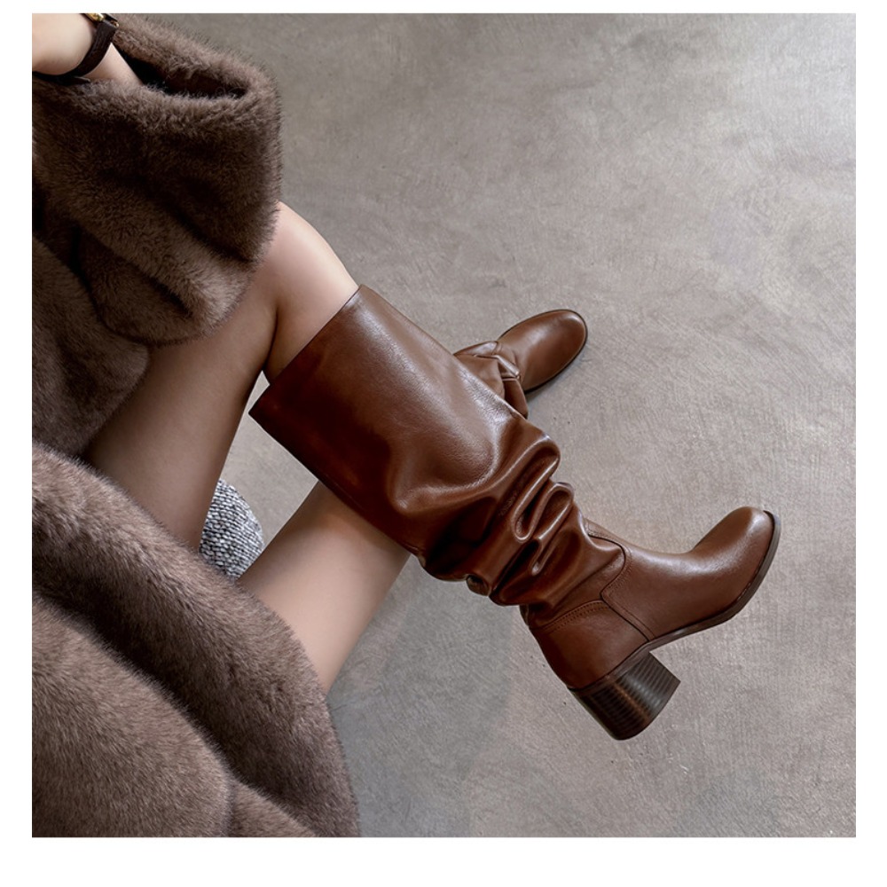 Knee High Heels Women Boots Le - Street Fashion Designer recension och pris