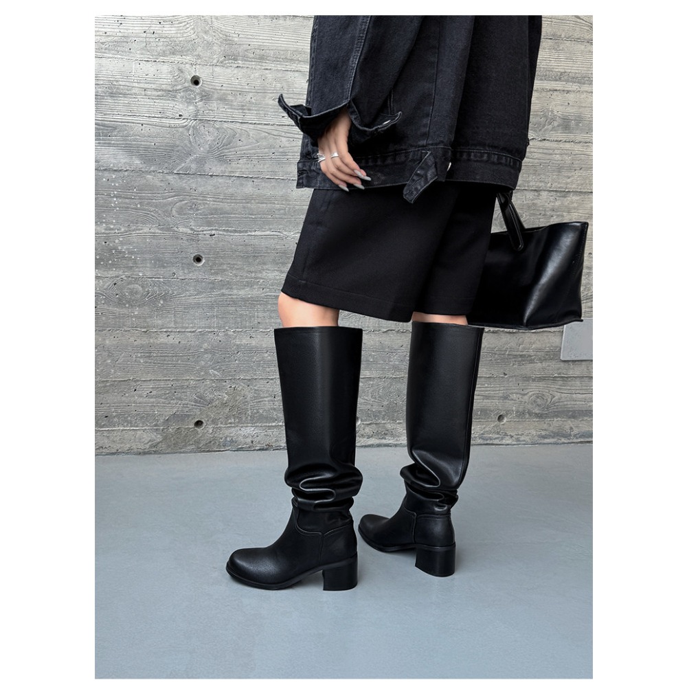 Knee High Heels Women Boots Le - Street Fashion Designer recension och pris